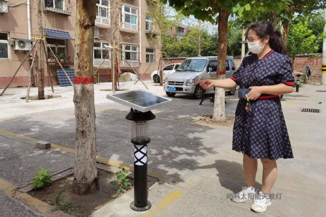 河北老小區(qū)安裝太陽能滅蚊燈 河北老小區(qū)安裝太陽能滅蚊燈